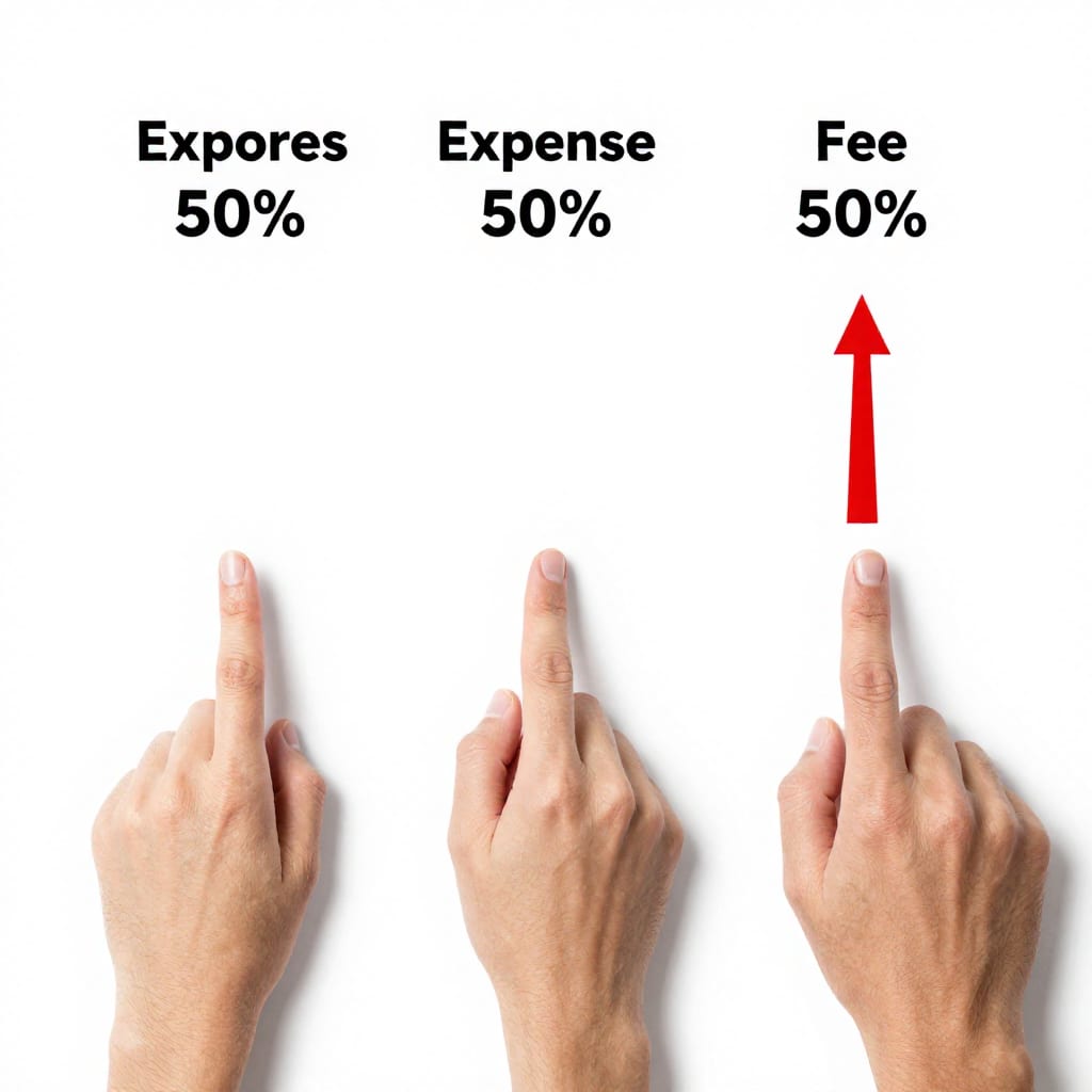 Comparison chart of 529 plan expense ratios across three states